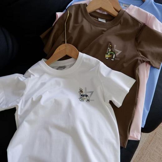 二店y 【2619】高端局，哈吉狗儿童液氮精梳棉短袖T恤 商品图0