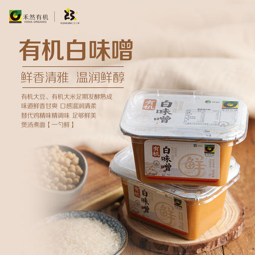 300G禾然有机白味噌+300G禾然有机黄豆酱组合 商品图13