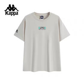 XY｜Kappa卡帕背靠背夏季新款运动短袖情侣男休闲纯棉t恤上衣女款k0fw2td40-6337