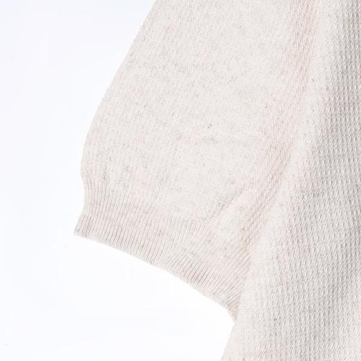 SDSA男装2026新款轻奢假两件坑条肌理短袖针织开衫宽松休闲上衣 商品图2