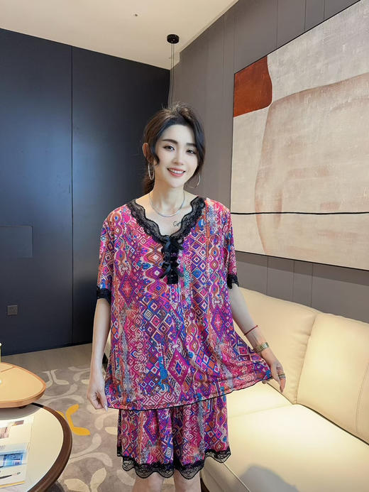 居家 旅行必备 春夏新款高弹舒适家居套装 商品图0