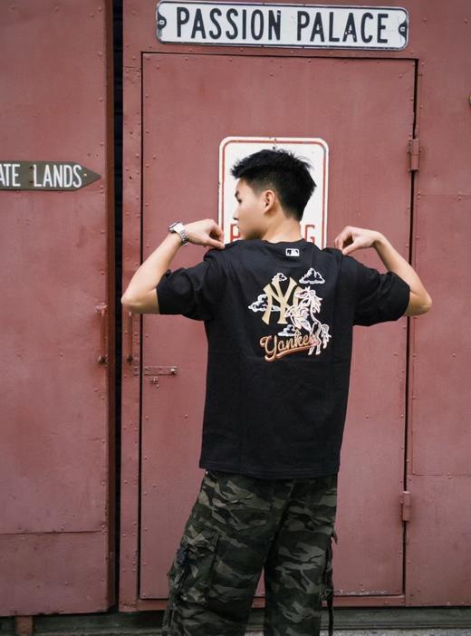 二店y 【正品授权】 MLB招财小马 ，限定款 情侣印花T恤 商品图8