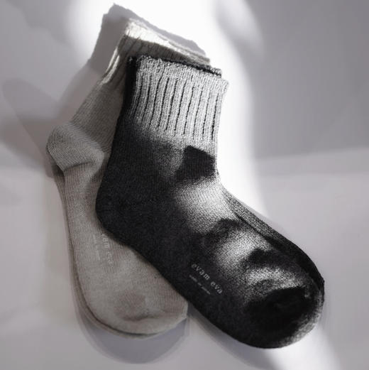 evam eva 中短筒棉袜 商品图0