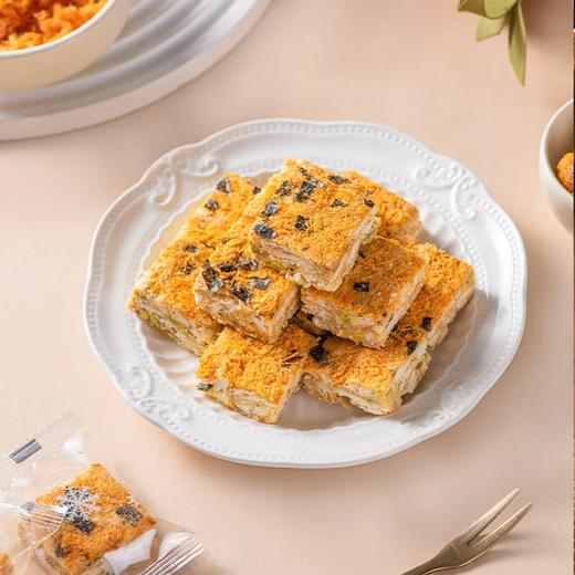 麦德龙 麦臻选 咸蛋黄海苔肉松雪花酥 500g 商品图1