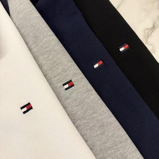 【9hd1】男子商务休闲撞色领珠地短袖POLO衫！！ 商品图3