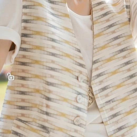 04-3潘依绣丁丁宠粉 【加州沁绿】时尚休闲夏季高货纹路马甲 W-6555 商品图2