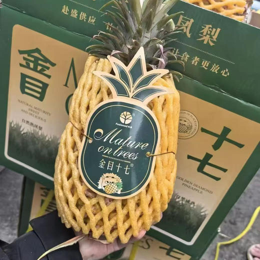 金目十七凤梨
一口就沦陷的甜 很浓郁的凤梨香味，爽口29.9/个 商品图1