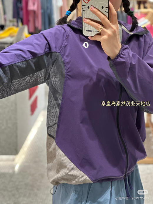 412-5 渠道圆正 圈圈家 26新 梭织面料 拼接网眼 女士防晒外套 皮肤衣 显瘦 特活力 商品图2