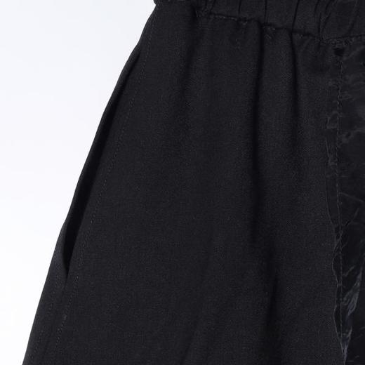 SDSA男装2026新款高贵轻奢假两件叠层阔腿七分裙裤新中式休闲裤 商品图2