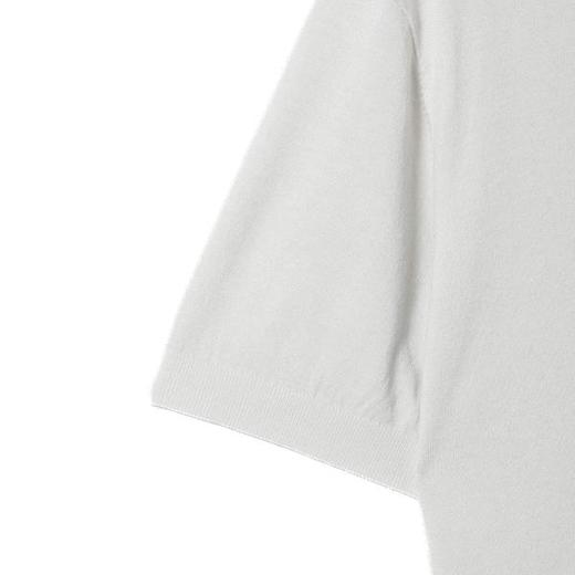 SDSA男装2026新款高贵轻奢老钱风细闪半纽扣翻领T恤针织百搭上衣 商品图2