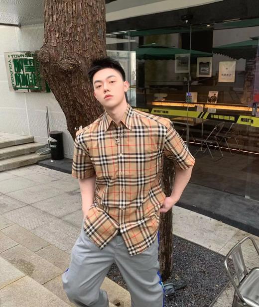 巴宝莉经典格子衬衫 男女同款衬衫 商品图2