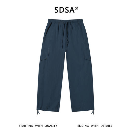 SDSA男装2026新款高贵轻奢潮牌工装大口袋抽绳休闲裤百搭时尚舒适 商品图0
