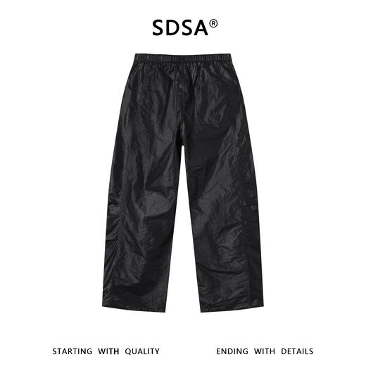 SDSA男装2026新款高贵轻奢美式机能纯色抽绳休闲裤百搭时尚裤子 商品图4