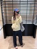 THESOONG/轻盈质感 100%纯棉夏季雪花肌理轻薄圆领长袖T恤女8884 商品缩略图0