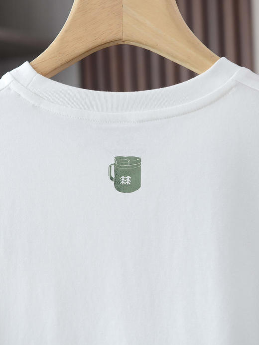 原单正品 KOLON SPORT可隆短袖T恤男女同款半宽松图案印花圆领垂坠感上衣，颜色：黑色 白色
尺码：M～3XL 商品图6