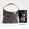 【95新】GOYARD戈雅棕色老花子母包HOBO单肩包腋下包女士070426TJ19 商品缩略图8