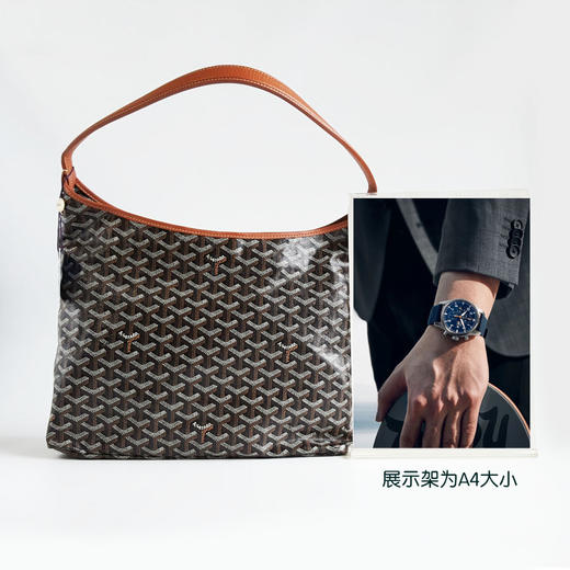 【95新】GOYARD戈雅棕色老花子母包HOBO单肩包腋下包女士070426TJ19 商品图8