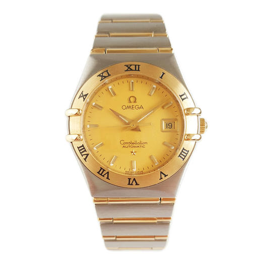 【95新】OMEGA 欧米茄1292.10.00自动机械机芯日期显示27MM（女款）星座系列精钢/18K黄金230326NJS27 商品图0