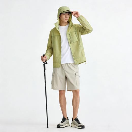 【防晒拉满 薄如蝉翼 户外风格】骆*平替情侣百搭防泼户外防晒衣（A87-DQC661） 商品图4