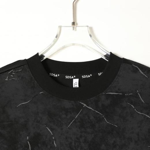 SDSA男装2026新款高贵轻奢潮牌扎染印花圆领短袖T恤百搭宽松上衣 商品图1