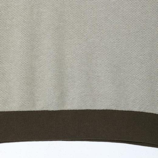 SDSA男装2026新款高贵轻奢简约复古拼接小V翻领短袖T恤商务百搭 商品图4