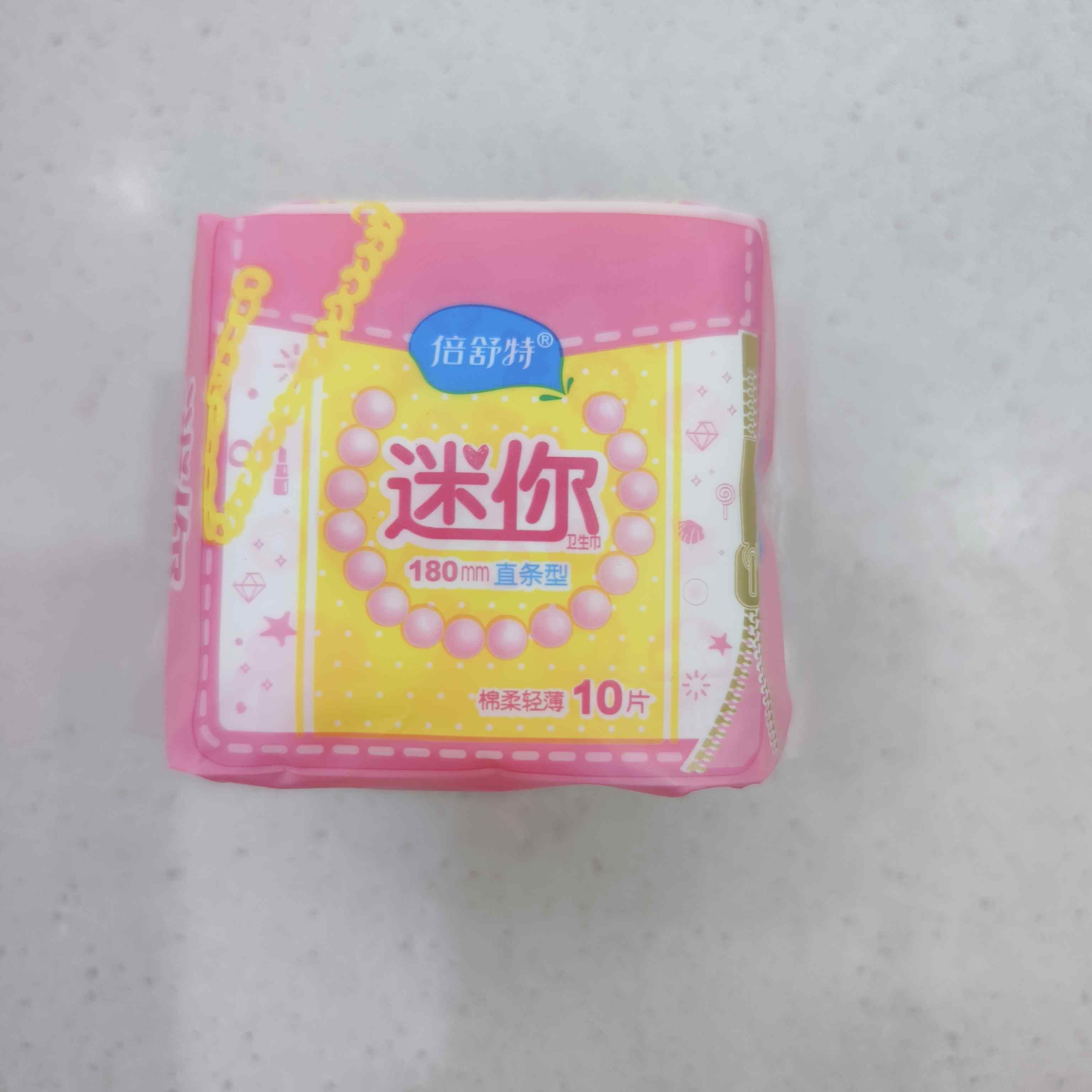 倍舒特迷你直条形迷你巾180mm10片