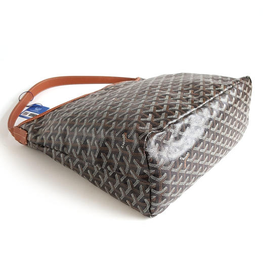 【95新】GOYARD戈雅棕色老花子母包HOBO单肩包腋下包女士070426TJ19 商品图4