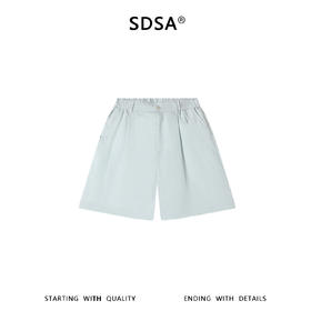 SDSA男装2026新款高贵轻奢韩系简约纯色舒适休闲短裤百搭时尚裤子
