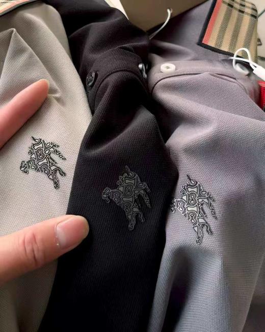 26SS巴宝莉经典条纹商务休闲Polo 商品图6