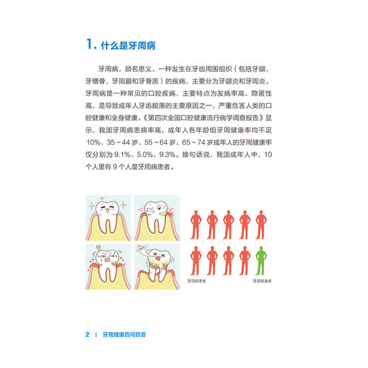 牙周健康百问百答 江山 张超 重点阐述了牙周病的预防措施 包括定期口腔检查的必要性的口腔护理工具及其使用技巧等人民卫生出版社 商品图4