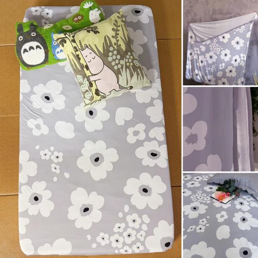 满2件包邮~【大浴巾大方巾| 立体龙猫抱枕| 北欧罂粟花毯子软席 | vintage法绣少女感枕套|兰精天丝床单床笠】WD 商品图12