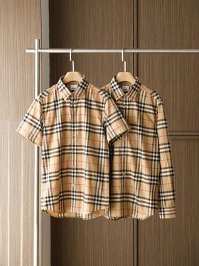 巴宝莉经典格子衬衫 男女同款衬衫