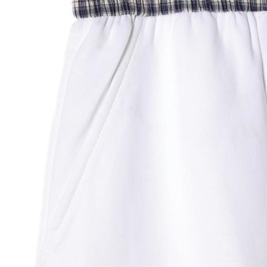 SDSA男装2026新款高贵轻奢潮牌拼接格纹腰头抽绳松紧休闲裤百搭 商品图3