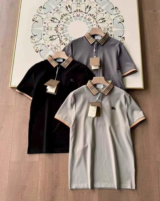 26SS巴宝莉经典条纹商务休闲Polo 商品图0