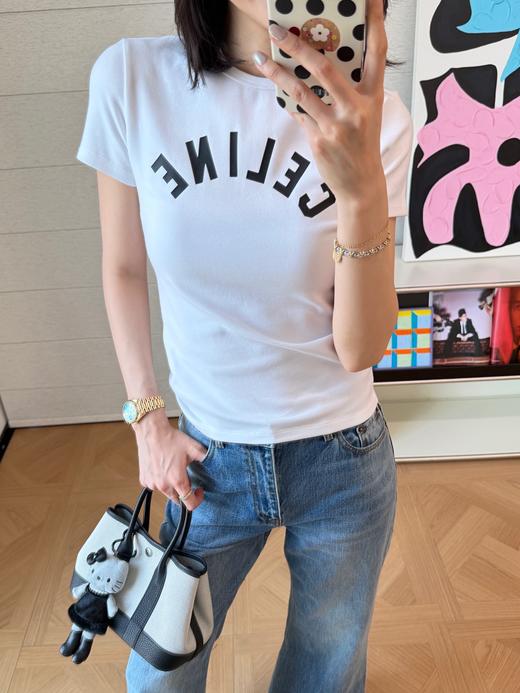 赛琳 最新品🆕26SS字母修身T恤 商品图2