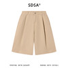 SDSA男装2026新款高贵轻奢韩系复古纯色牛仔短裤百搭宽松舒适裤子 商品缩略图0