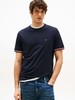 TOMMY美式经典提花扁机袖口+180g丝光珠地面料撞色短袖T恤 商品缩略图2