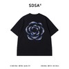 SDSA男装2026新款金属感花体字母印花短袖T恤宽松重磅休闲上衣 商品缩略图4