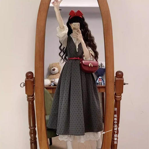 裁缝学苑AH144两件套衬衫穿搭背心裙一整套韩系背带连衣裙纸样女装服装打板 商品图3