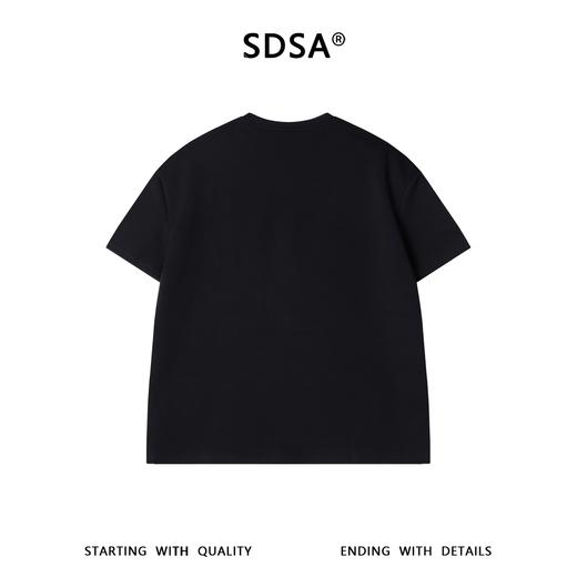 SDSA男装2026新款高贵轻奢基础百搭重磅T恤挺括抗皱基础款短袖 商品图4