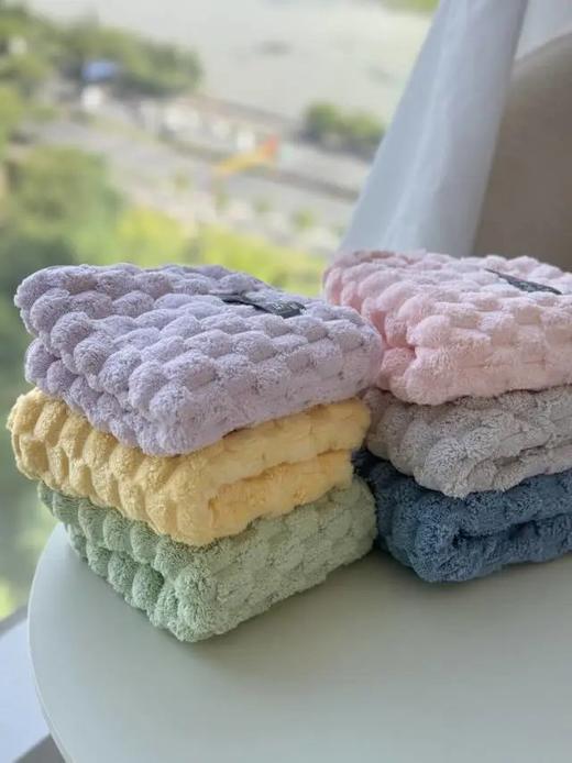 【蕉下云朵绒5A抗菌干发帽/毛巾/浴巾合集】云朵绒5A抗菌材质，加大加厚设计，三倍瞬吸水WD 商品图2