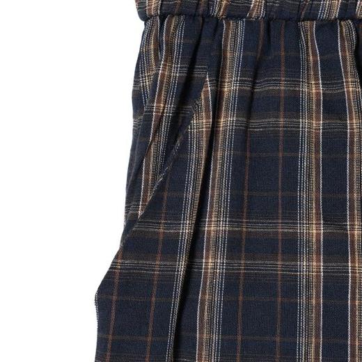 SDSA男装2026新款高贵轻奢复古格纹格子抽绳休闲裤垂感慵懒风长裤 商品图2