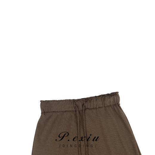 04-3潘依绣丁丁宠粉春夏季松紧腰毛边半身裙 ZZ5097 商品图2