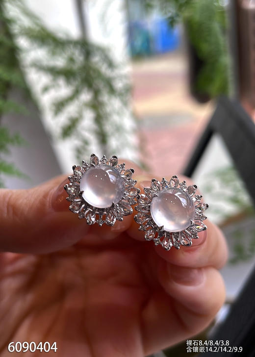 6090404，蛋面耳钉。具体价格微信咨询 商品图3