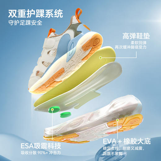 卡特兔童鞋儿童运动鞋男童2026年夏季新品防滑耐磨透气女童跑步鞋 商品图2