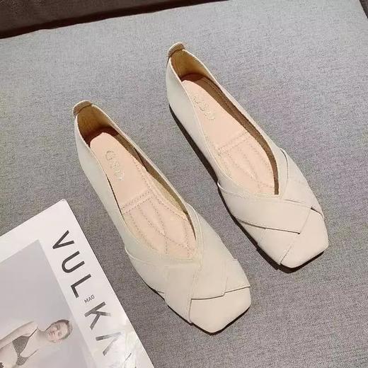 女士单鞋夏季女鞋仙女风温柔软底平底鞋子浅口百搭豆豆鞋35-40★娃娃优选 商品图3
