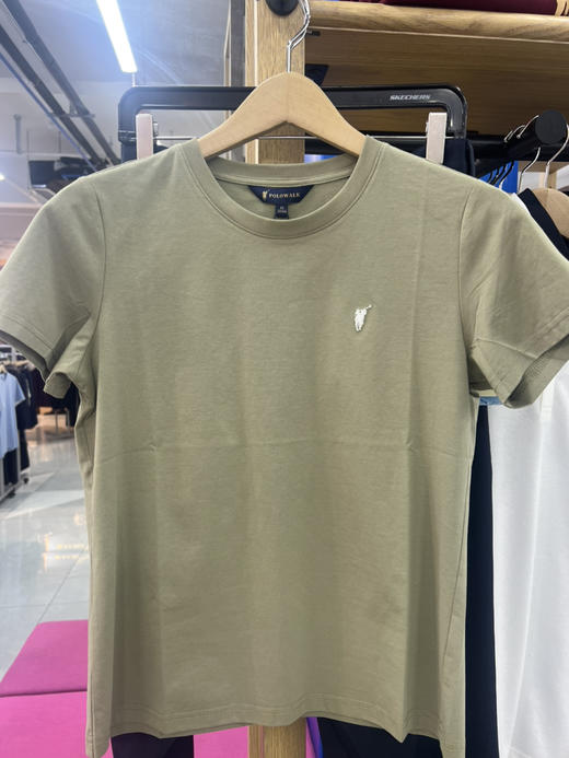 XY｜POLO WALK专柜正品女式水柔棉柔软抽褶休闲短袖T恤btpw42e2202f 商品图0