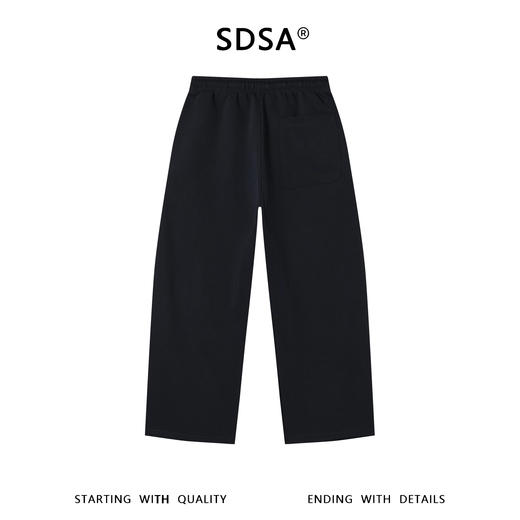 SDSA男装2026新款高贵轻奢高街重工烫钻字母设计抽绳休闲裤百搭 商品图1