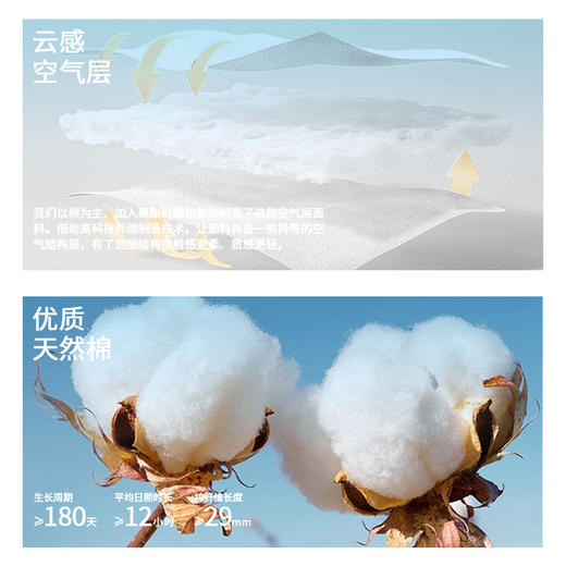 太空棉空气层】女士 太空棉直筒拼接卫裤 商品图3