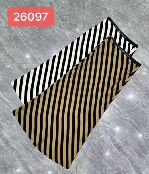 原单新款撞色条纹亚麻鱼尾女神半裙 商品图5